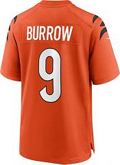 Joe Burrow Cincinnati Bengals Signed Orange Nike Limited Jersey