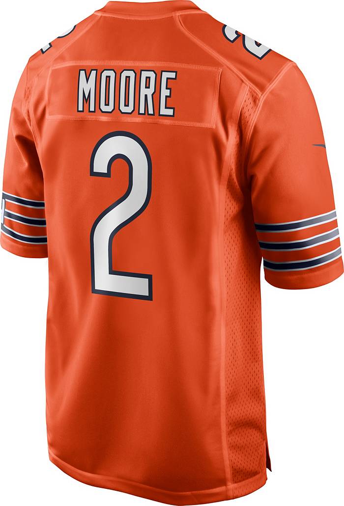 Nike Men's Chicago Bears D.J. Moore #2 Alternate Orange Game