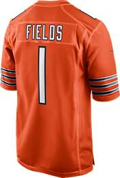 Nike Men's Chicago Bears Justin Fields #1 Orange Game Jersey product image