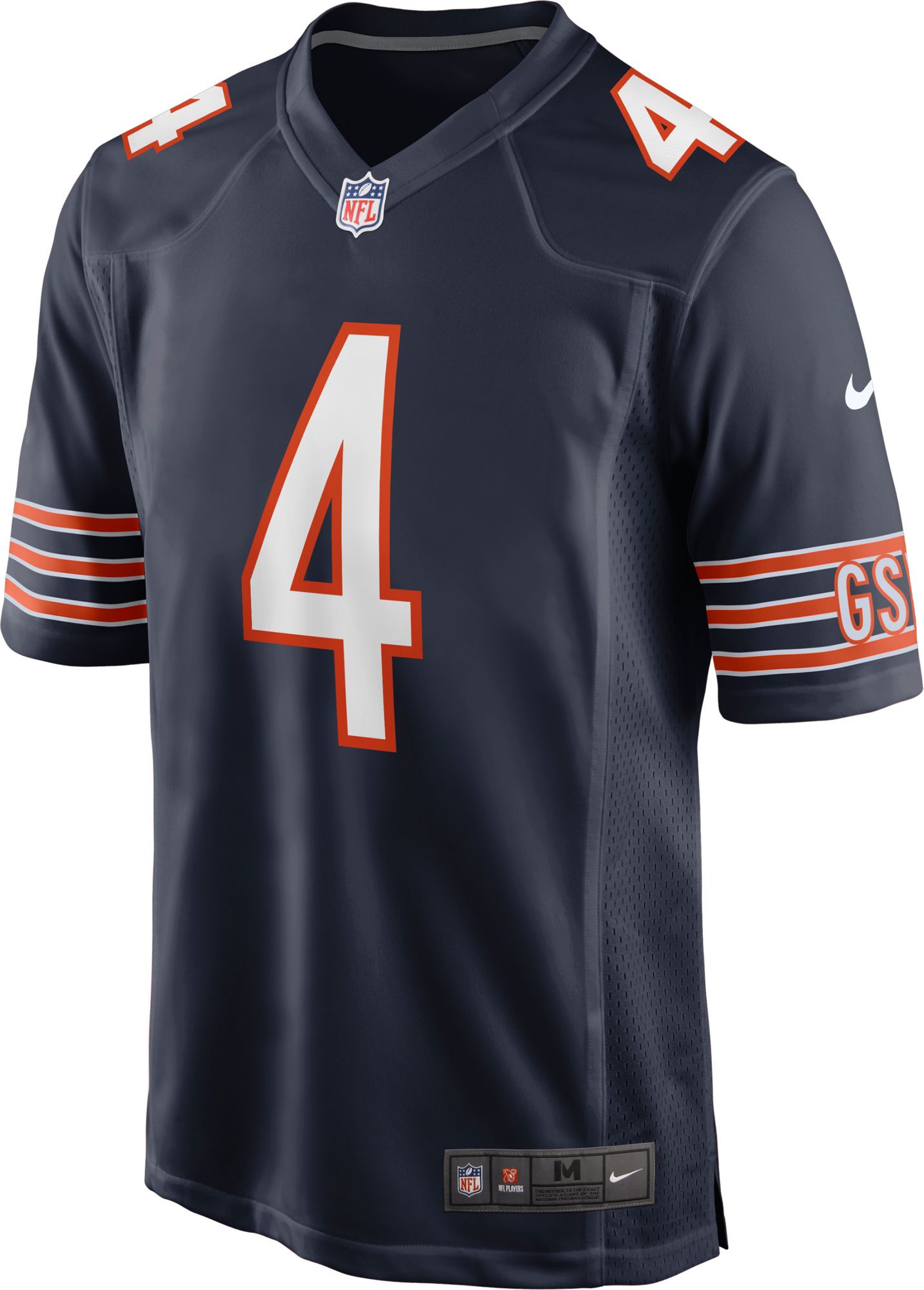 Nike Chicago Bears No39 Eddie Jackson Orange Men's Stitched NFL Limited Rush Jersey