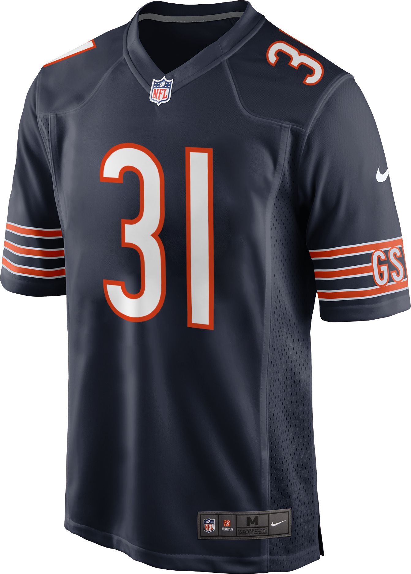 Nike Men's Chicago Bears Dillon Thieneman #31 Navy Home Game Jersey product image