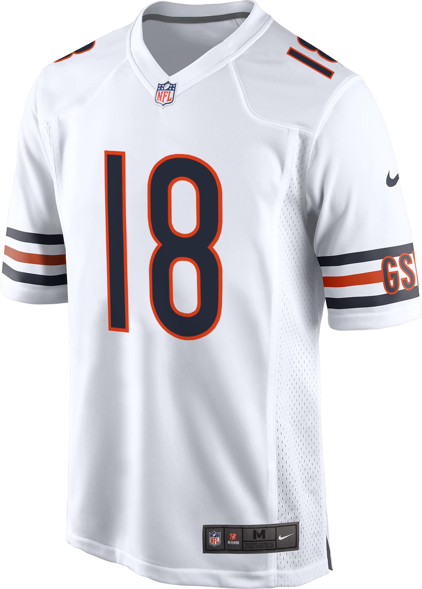 Nike Men's Chicago Bears Caleb Williams #18 White Game Jersey product image