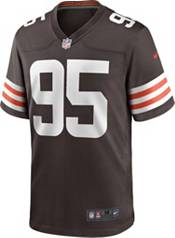 Nike Men's Cleveland Browns Myles Garrett #95 Brown Game Jersey product image