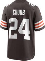 Nike Men's Cleveland Browns Nick Chubb #24 Brown Game Jersey product image