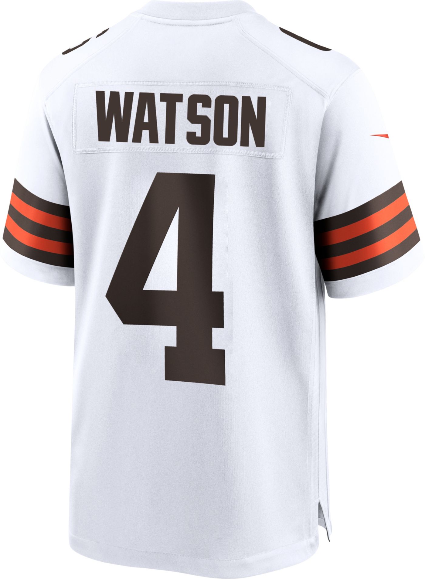 Nike Men s Cleveland Browns Deshaun Watson 4 White Game Jersey Dick s Sporting Goods