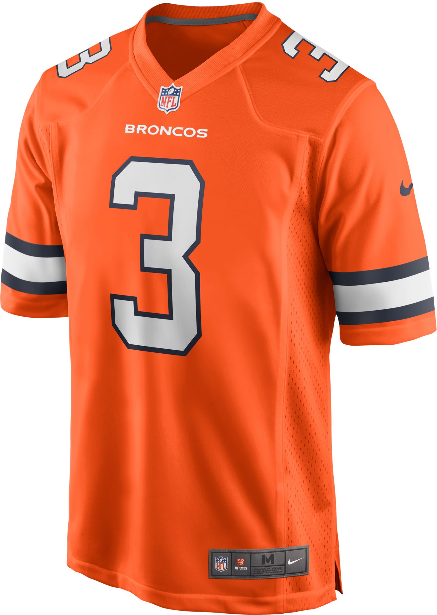 Nike Men's Denver Broncos Russell Wilson #3 2nd Alternate Game Jersey