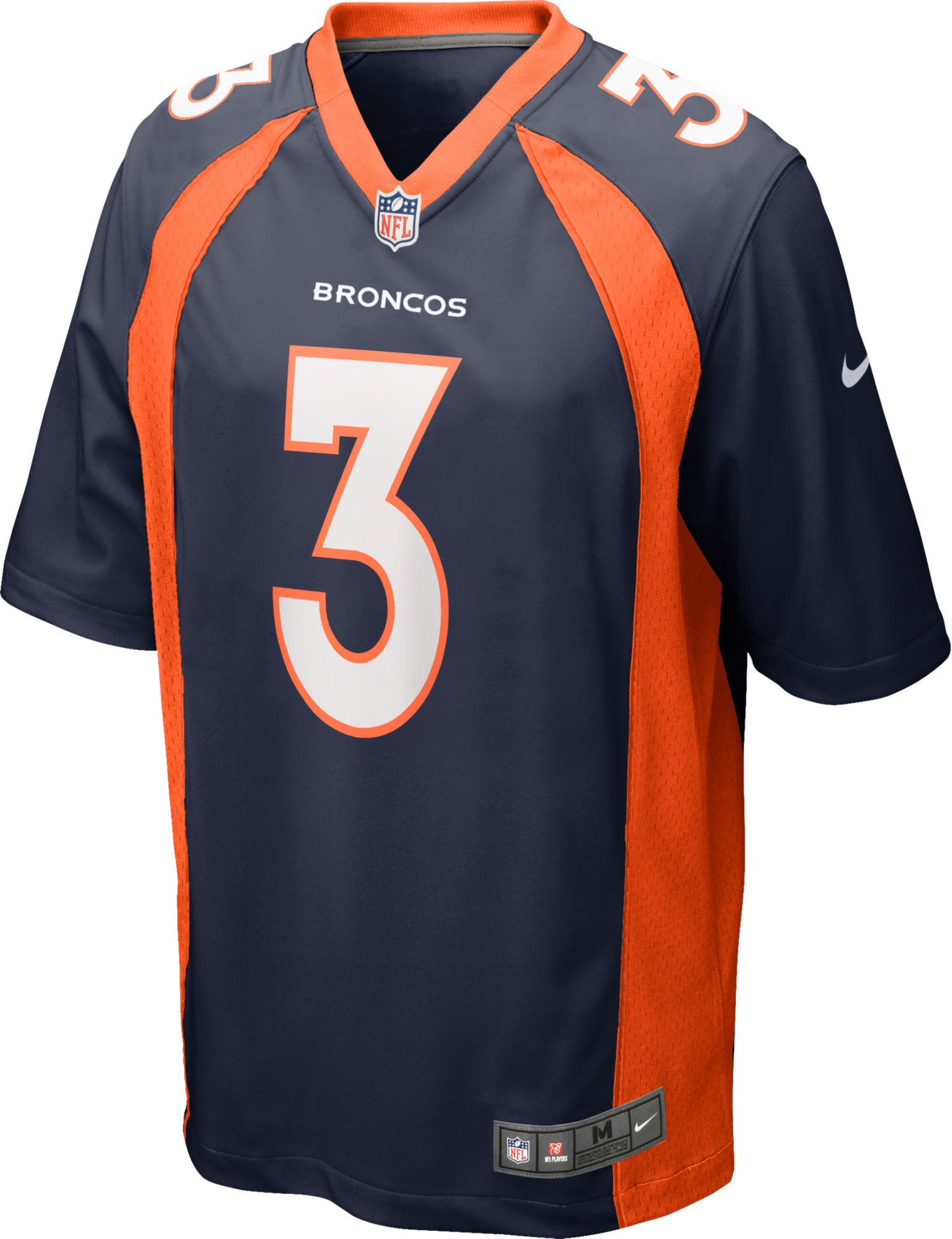 Nike Men's Denver Broncos Russell Wilson #3 Alternate Game Jersey product image