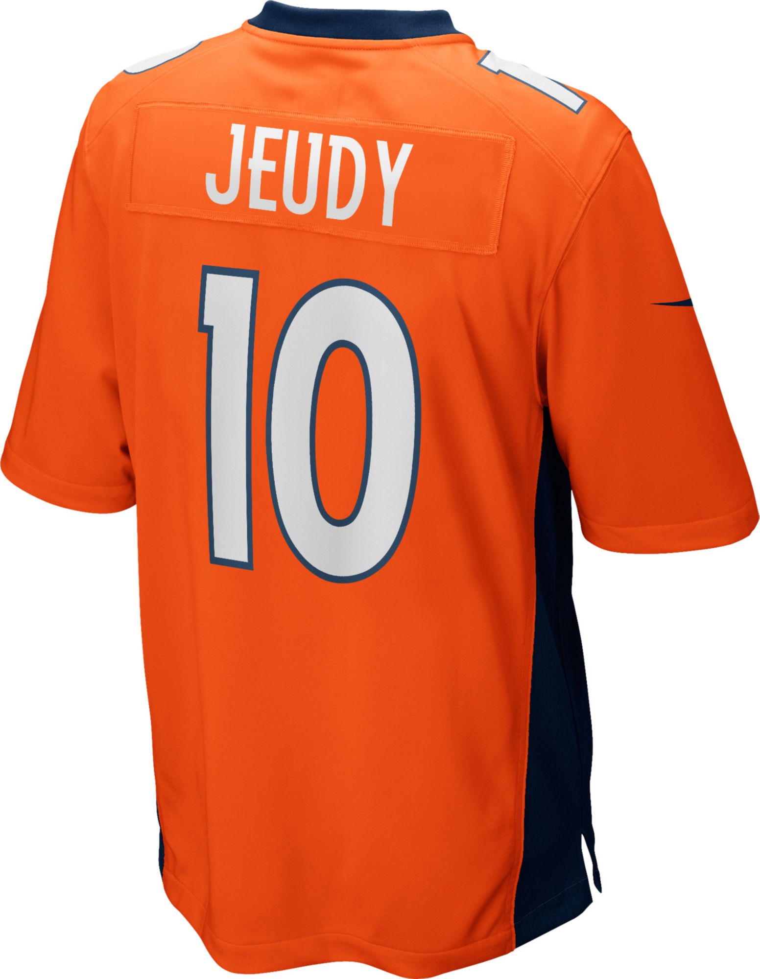 Nike Men's Denver Broncos Jerry Jeudy #10 Orange Game Jersey