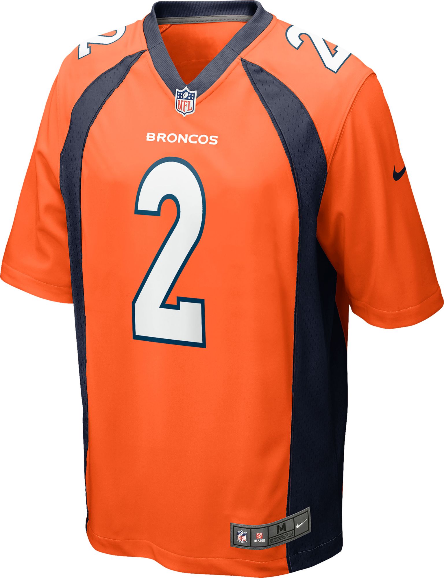 Nike Men's Denver Broncos Patrick Surtain II #2 Orange Game Jersey