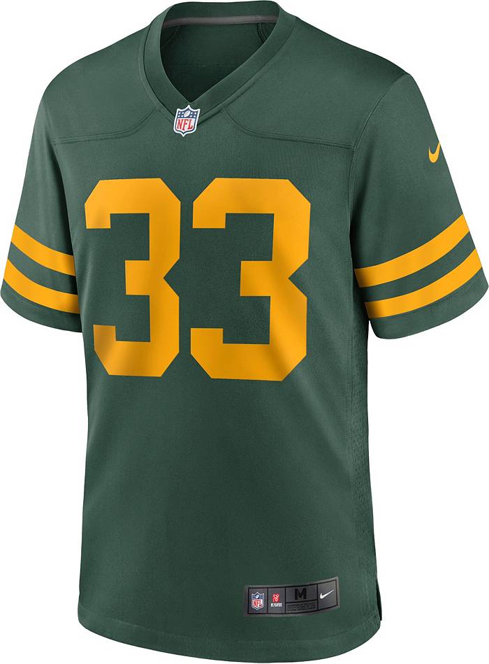 Nike Men's Green Bay Packers Aaron Jones #33 Alternate Green Game
