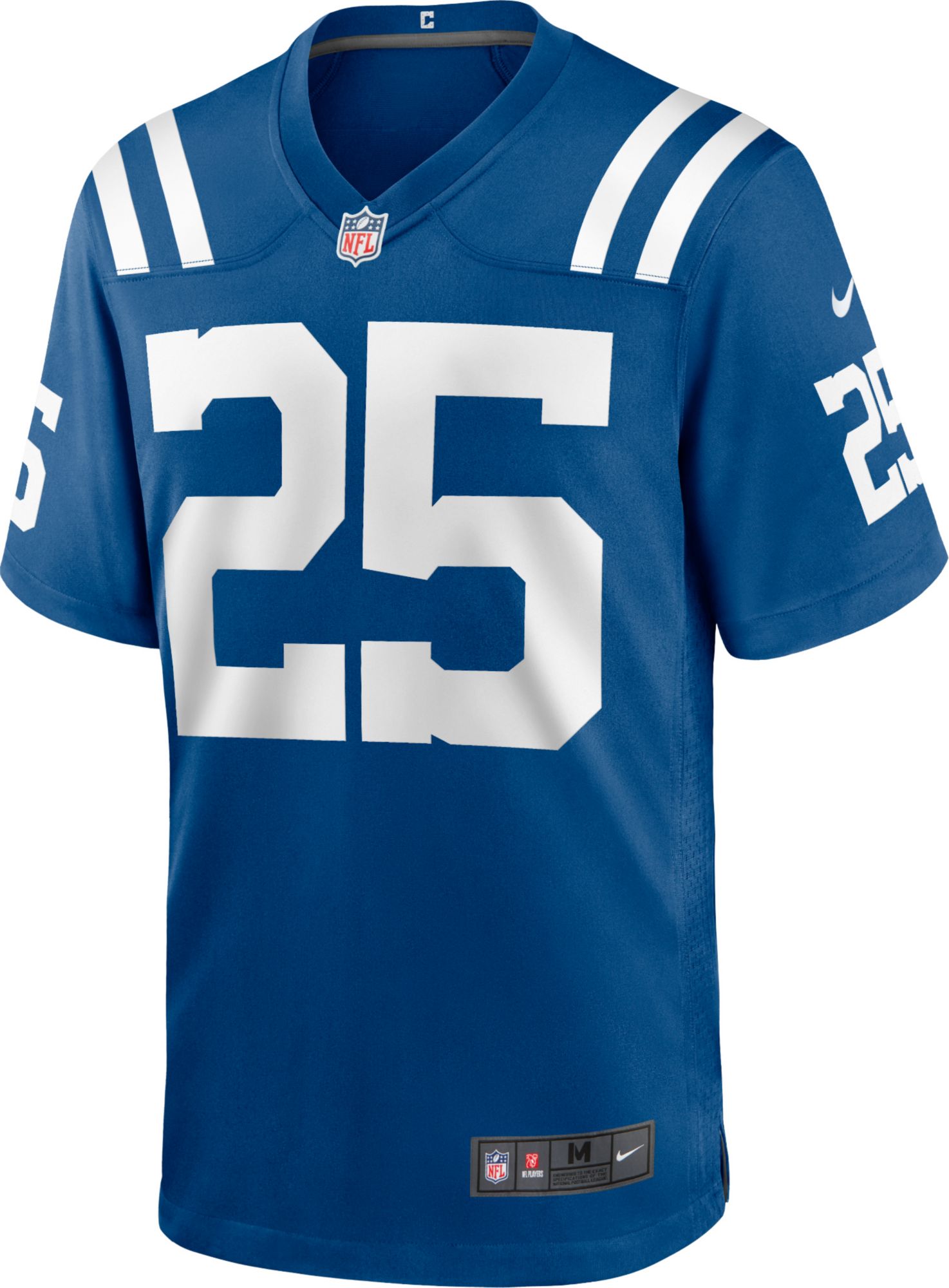 Nike Men's Indianapolis Colts Marlon Mack #25 Blue Game Jersey product image