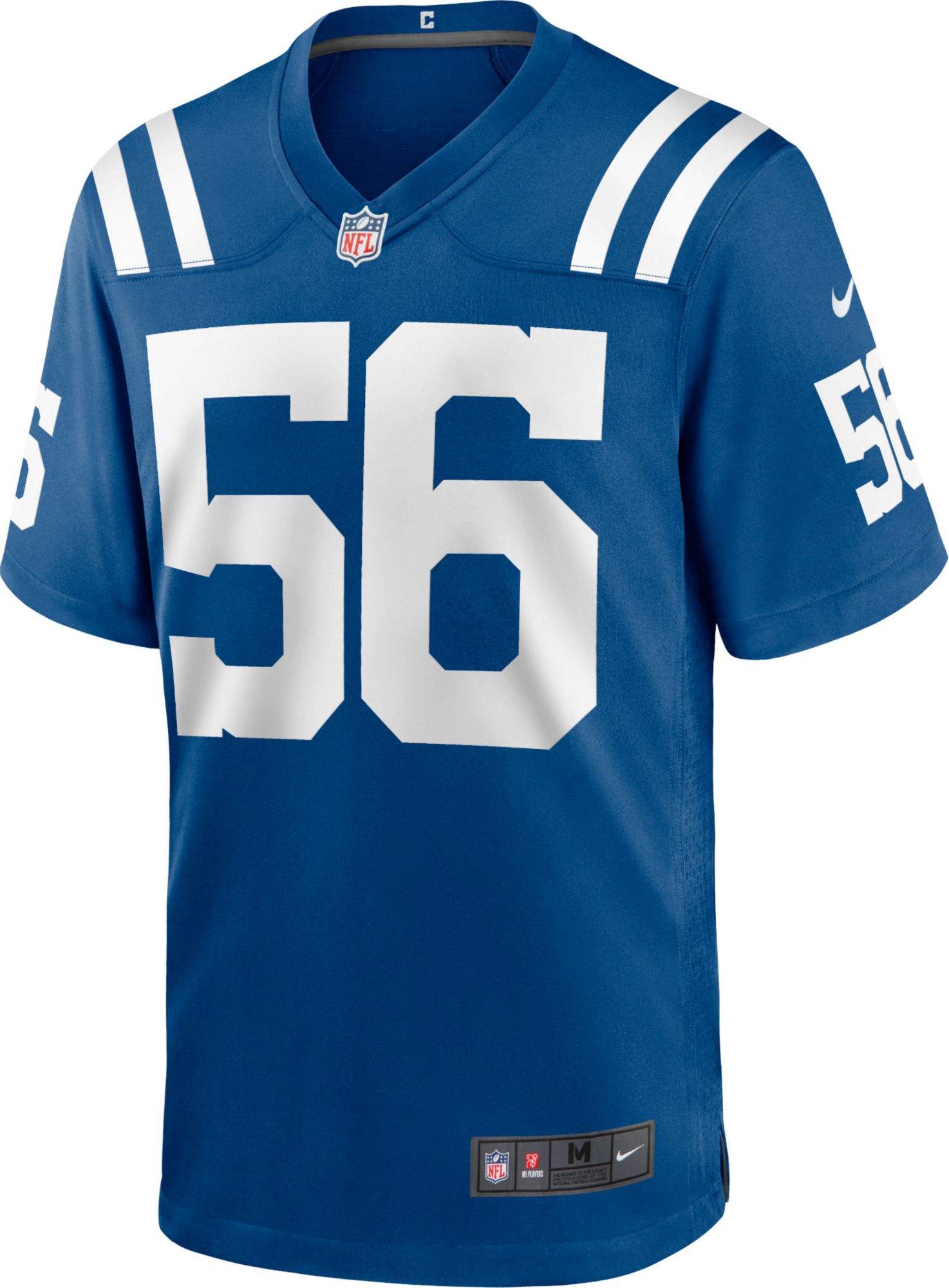 Indianapolis Colts No56 Quenton Nelson Men's Nike White 2020 Vapor Limited Jersey