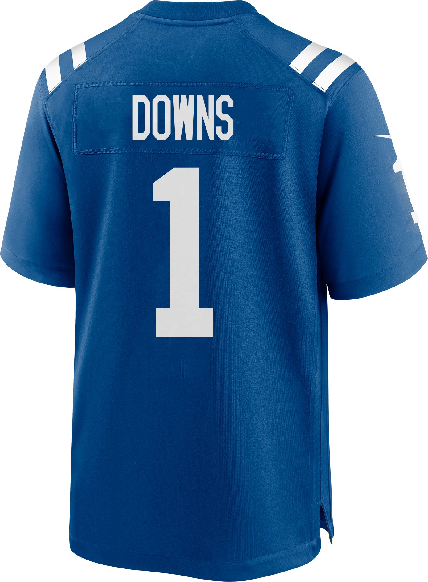 Nike Men's Indianapolis Colts Josh Downs #1 Blue Game Jersey