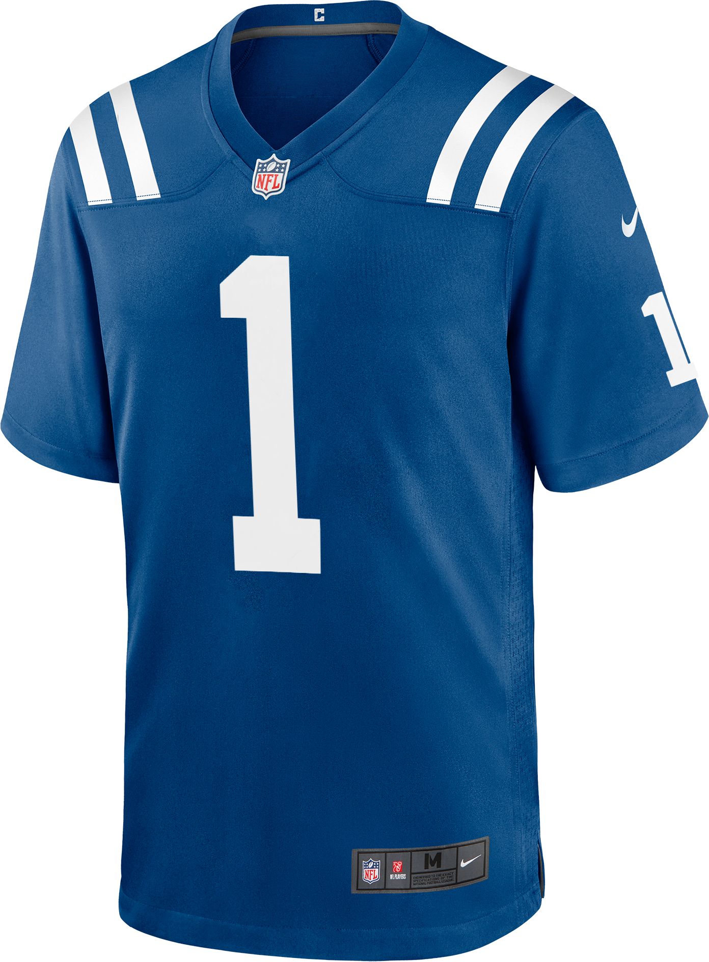 Nike Men's Indianapolis Colts Josh Downs #1 Blue Game Jersey