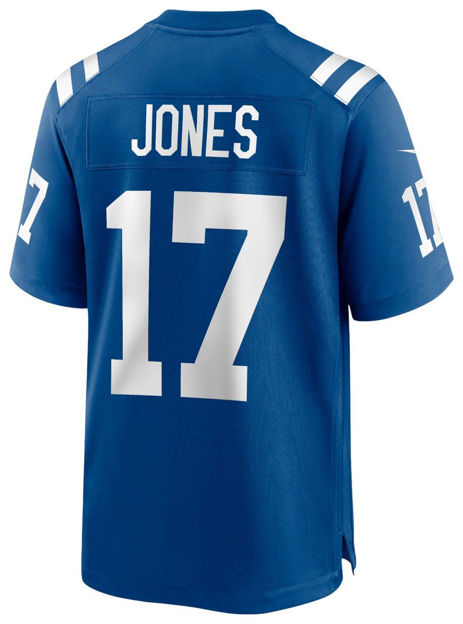 Nike Men's Indianapolis Colts Blue Daniel Jones #17 Jersey product image