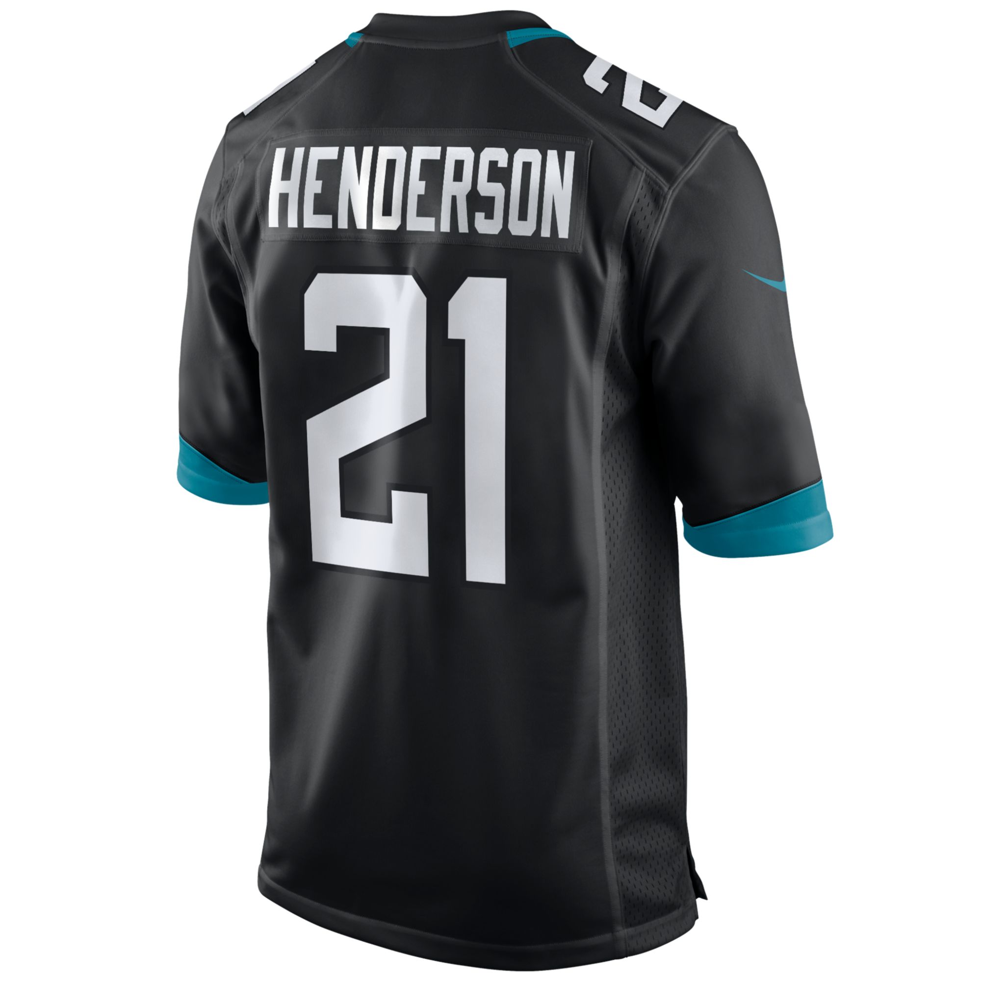 Nike Men's Jacksonville Jaguars C.J. Henderson #21 Black Game Jersey product image