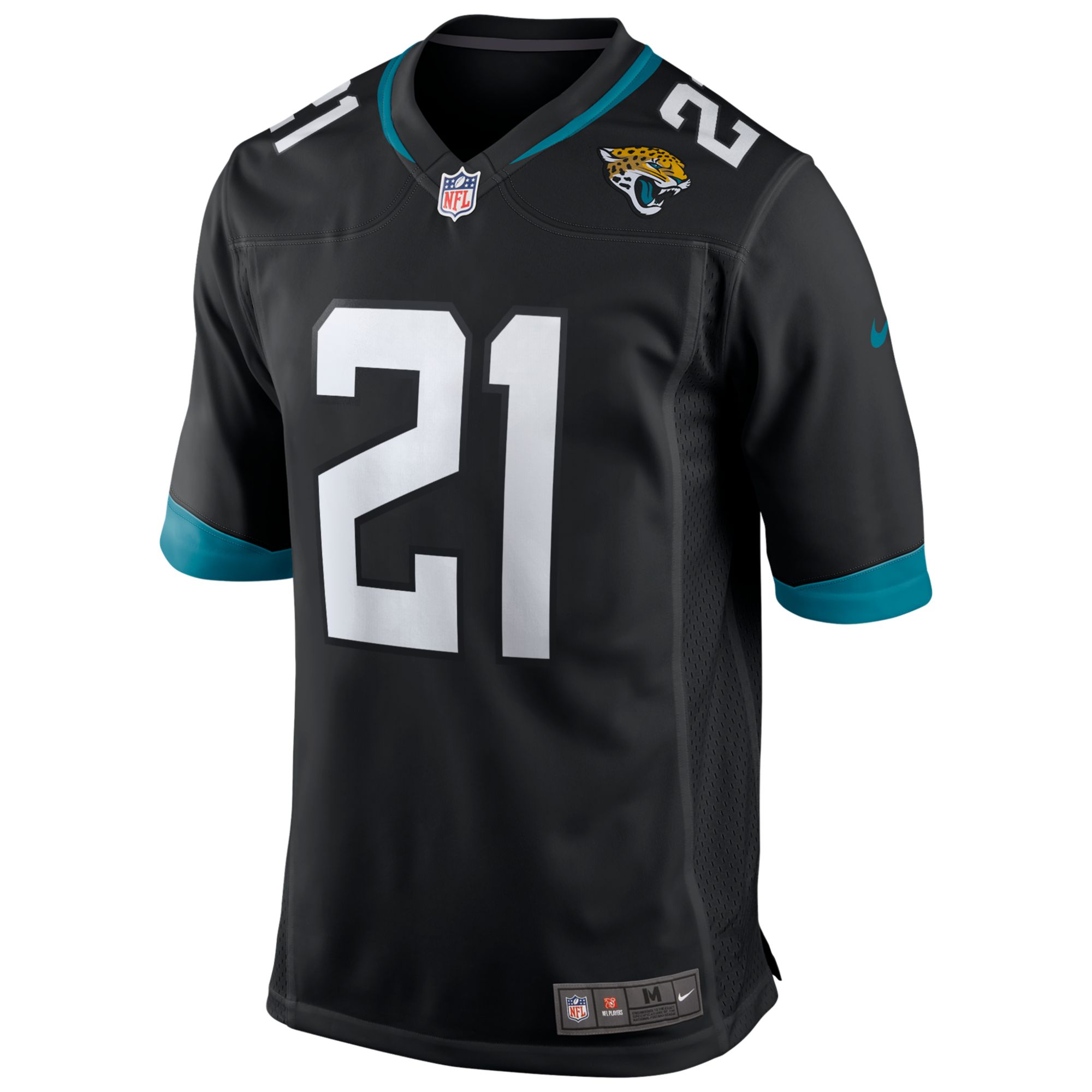 Nike Men's Jacksonville Jaguars C.J. Henderson #21 Black Game Jersey product image