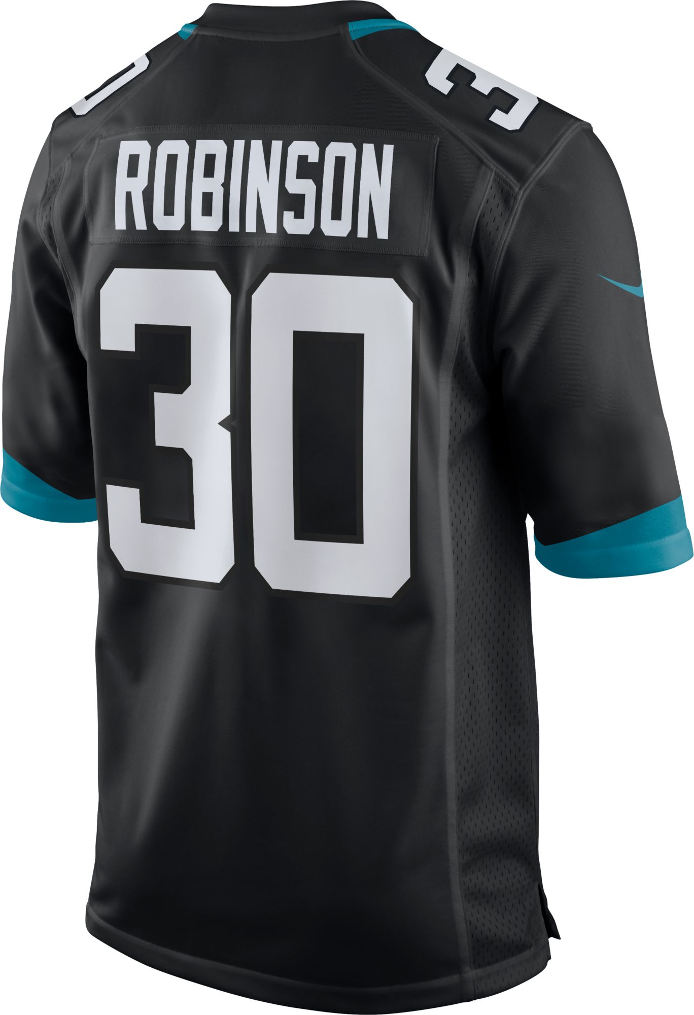 Nike Men's Jacksonville Jaguars Jerome Robinson #30 Black Game Jersey product image