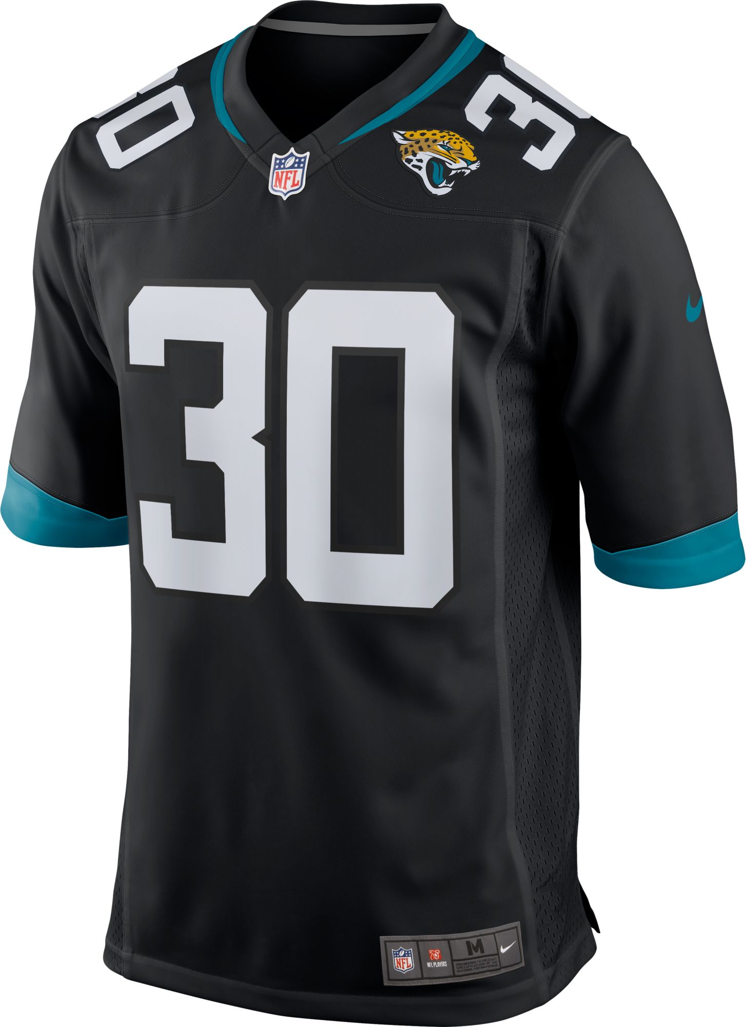 Nike Men's Jacksonville Jaguars Jerome Robinson #30 Black Game Jersey product image