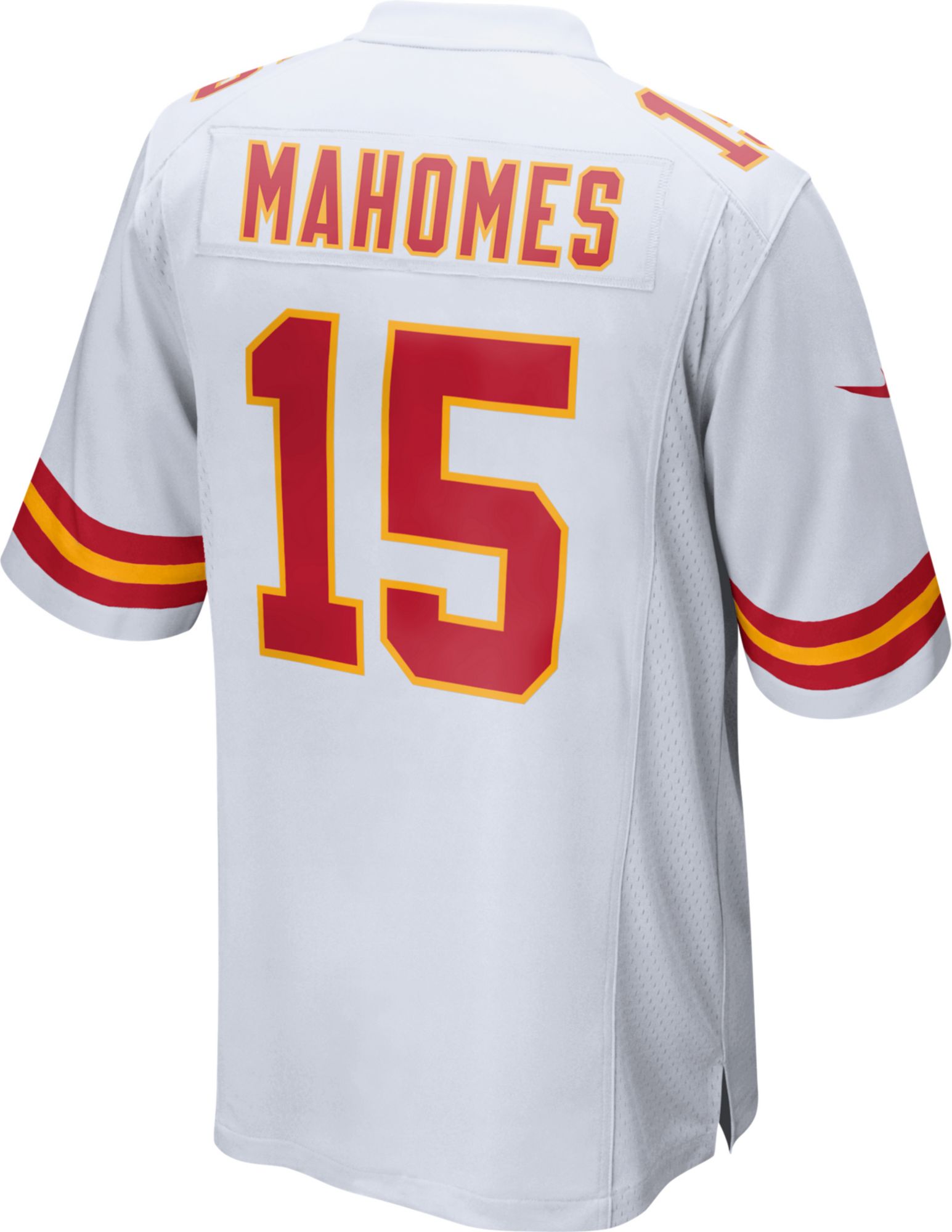 Nike Men's Kansas City Chiefs Patrick Mahomes #15 White Game Jersey product image