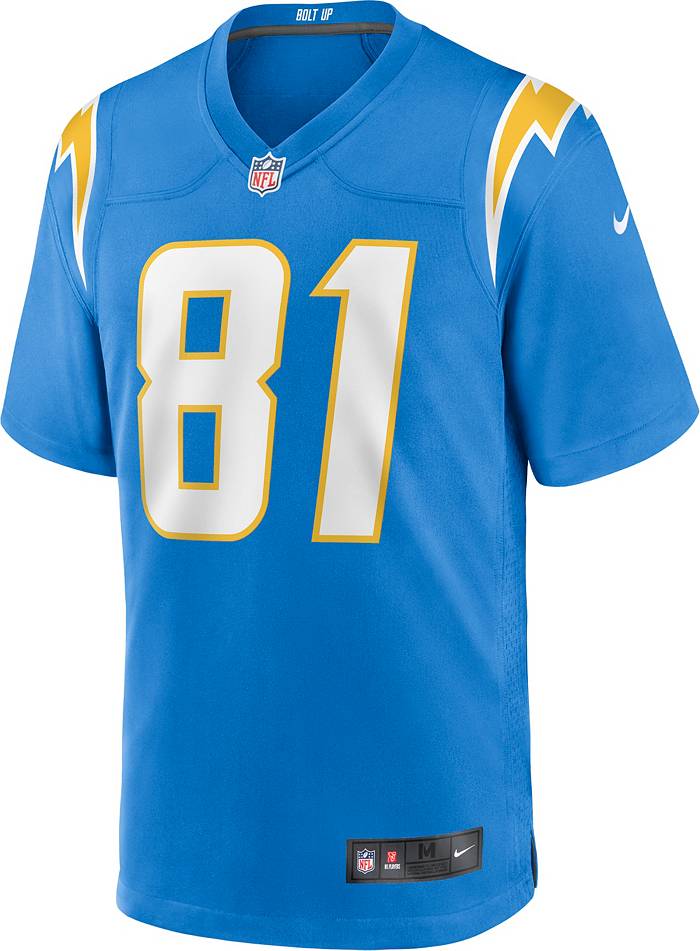 Nike Men's Los Angeles Chargers Mike Williams #81 Blue Game Jersey