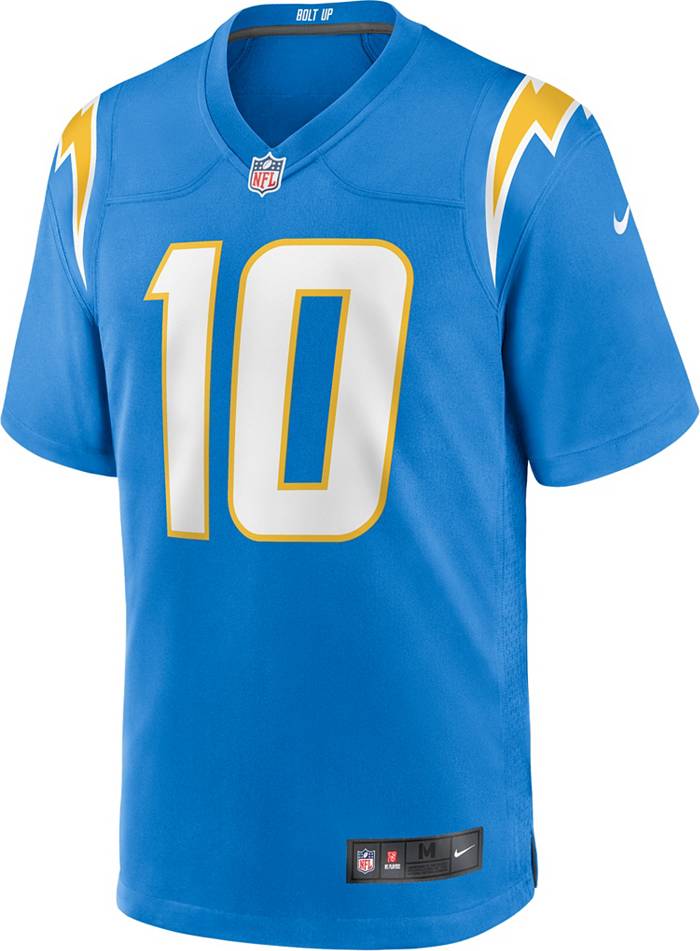 Nike Men's Los Angeles Chargers Justin Herbert #10 Blue Game Jersey