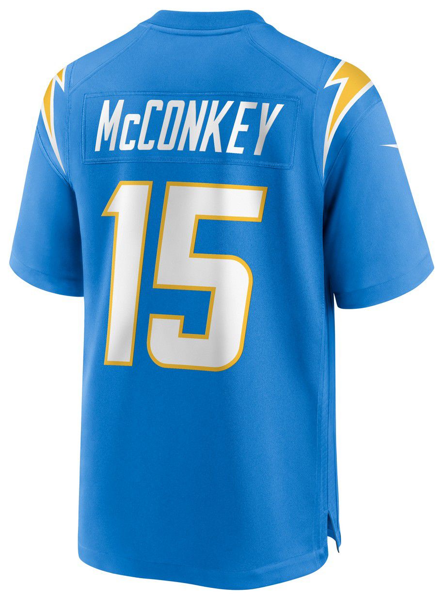 Nike Men's Los Angeles Chargers Ladd McConkey #15 Replica Game Jersey product image