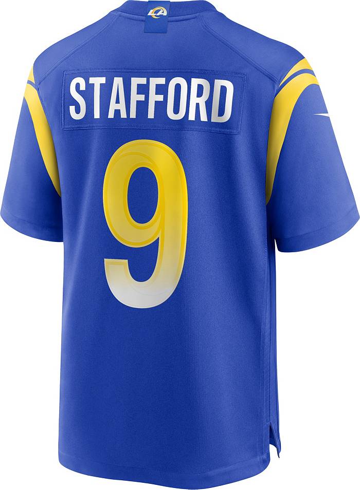 Nike NFL Los Angeles Rams Atmosphere (Matthew Stafford) Men's Fashion Football Jersey - Grey M