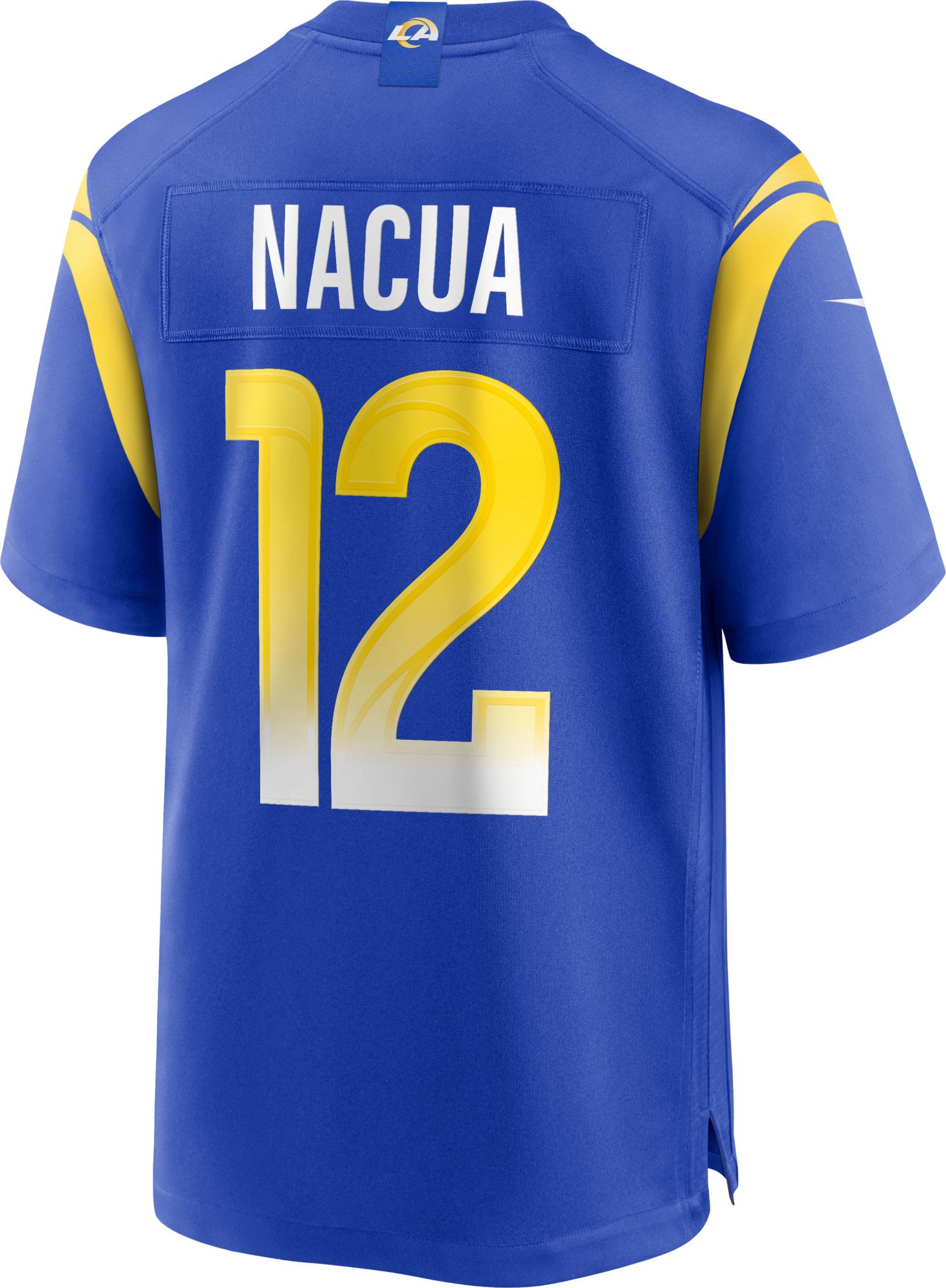 Nike Men's Los Angeles Rams Puka Nacua #12 Royal Game Jersey product image