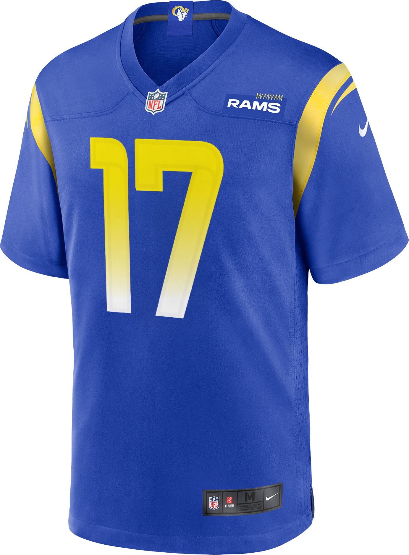 Nike Men's Los Angeles Rams Davante Adams #17 Royal Game Jersey product image