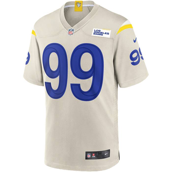 Nike Men's Los Angeles Rams Aaron Donald #99 White Game Jersey