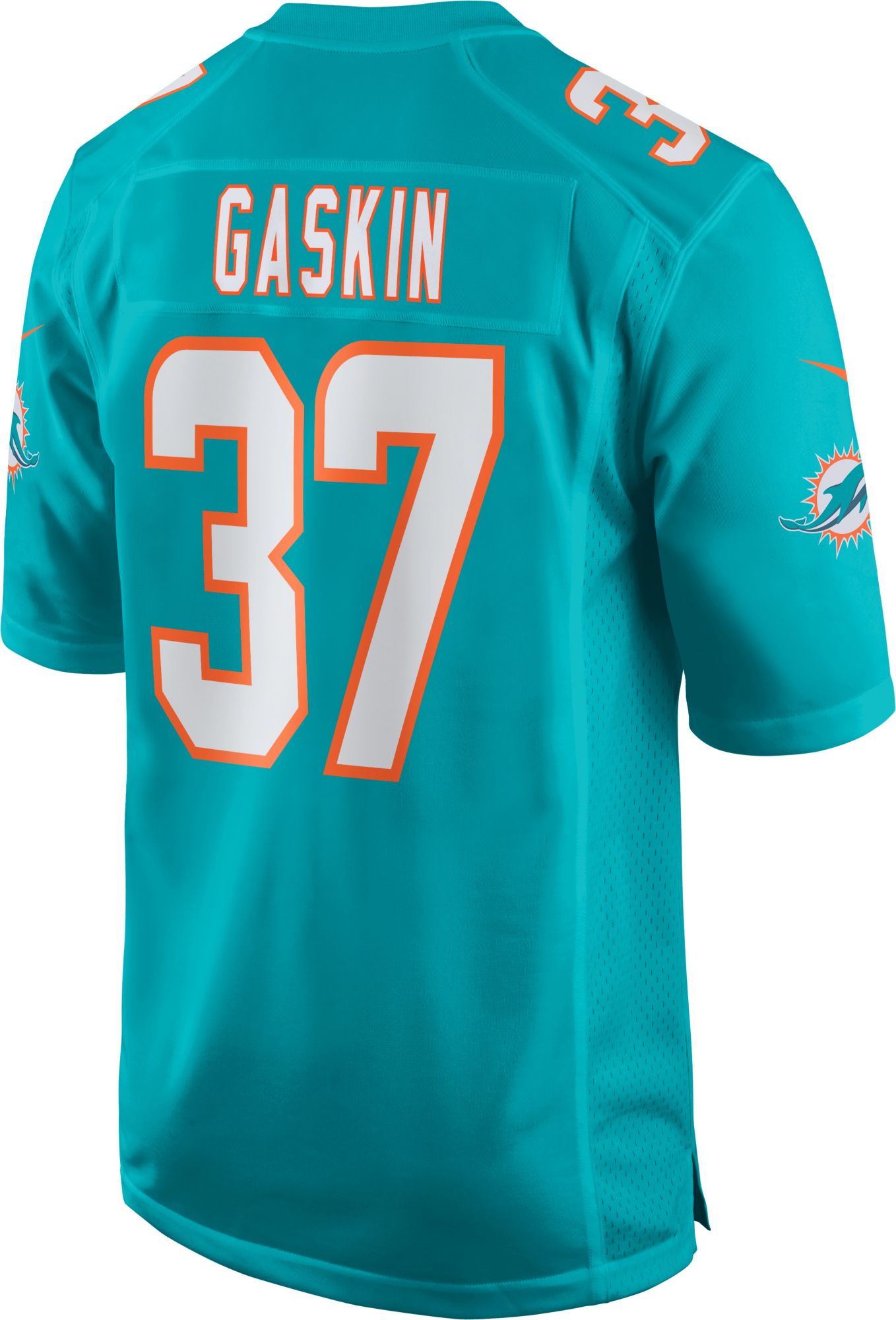 Nike Men's Miami Dolphins Myles Gaskin #37 Green Game Jersey product image