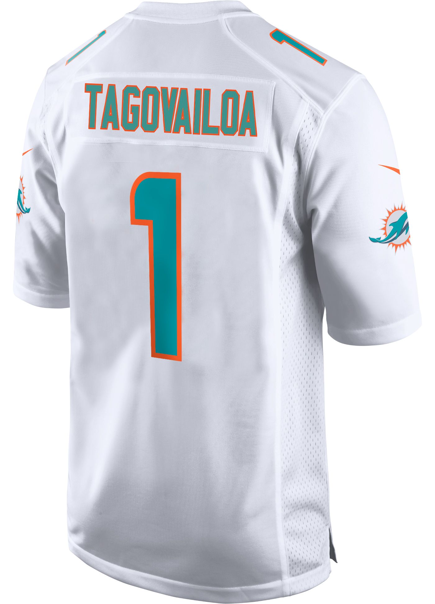 Nike Men s Miami Dolphins Tua Tagovailoa 1 White Game Jersey Dick s Sporting Goods