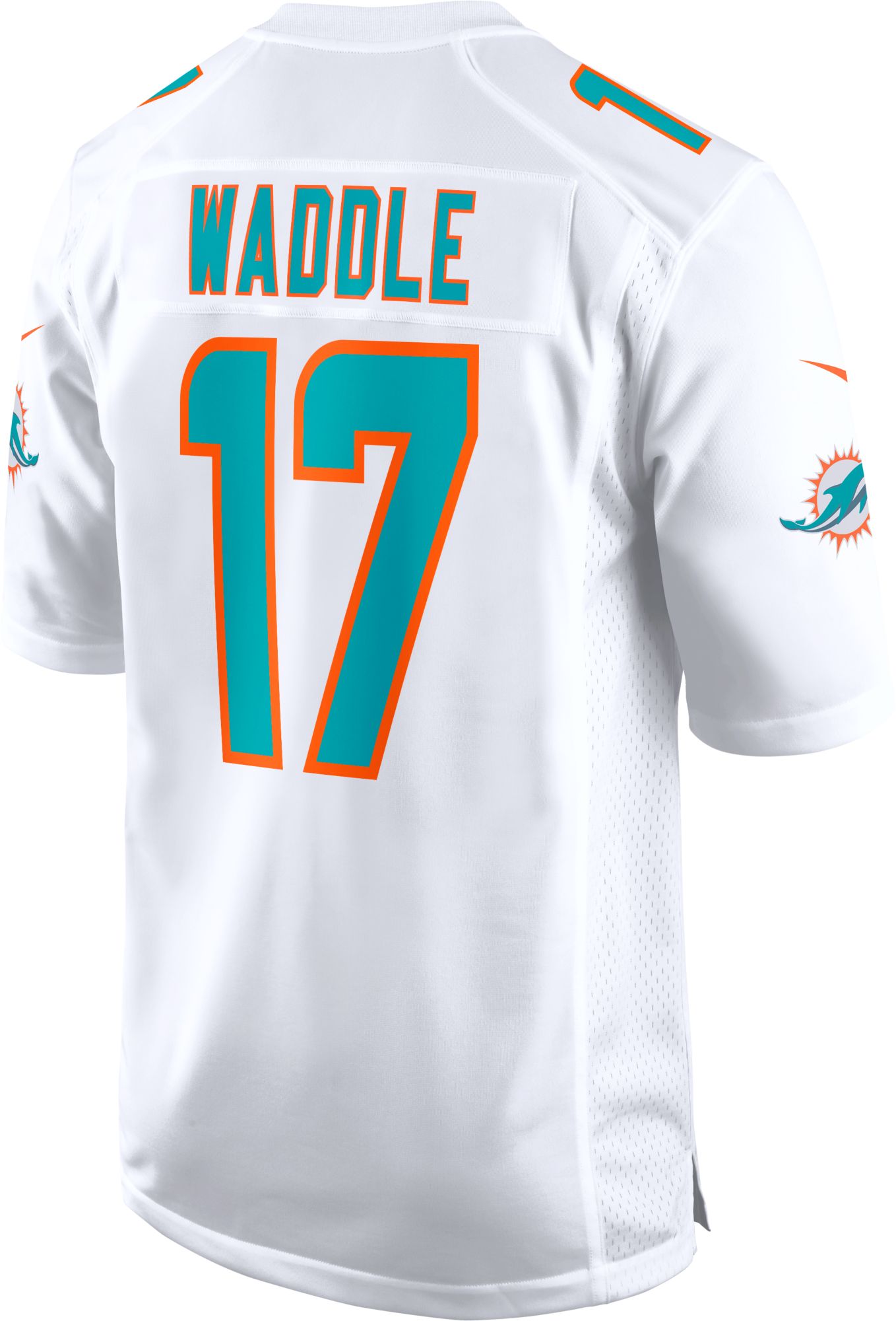 Nike Men's Miami Dolphins Jaylen Waddle #17 White Game Jersey product image