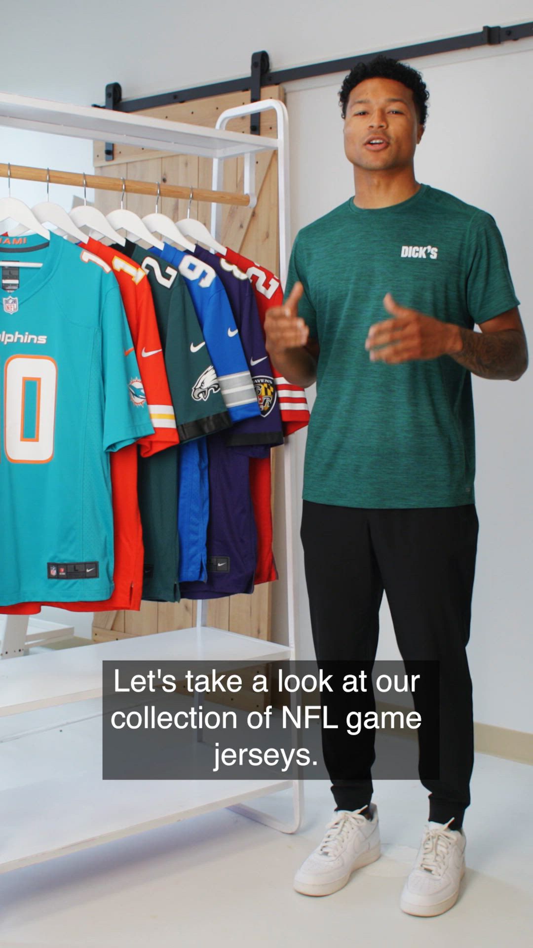 Nike Men's Miami Dolphins Jaylen Waddle #17 White Game Jersey product