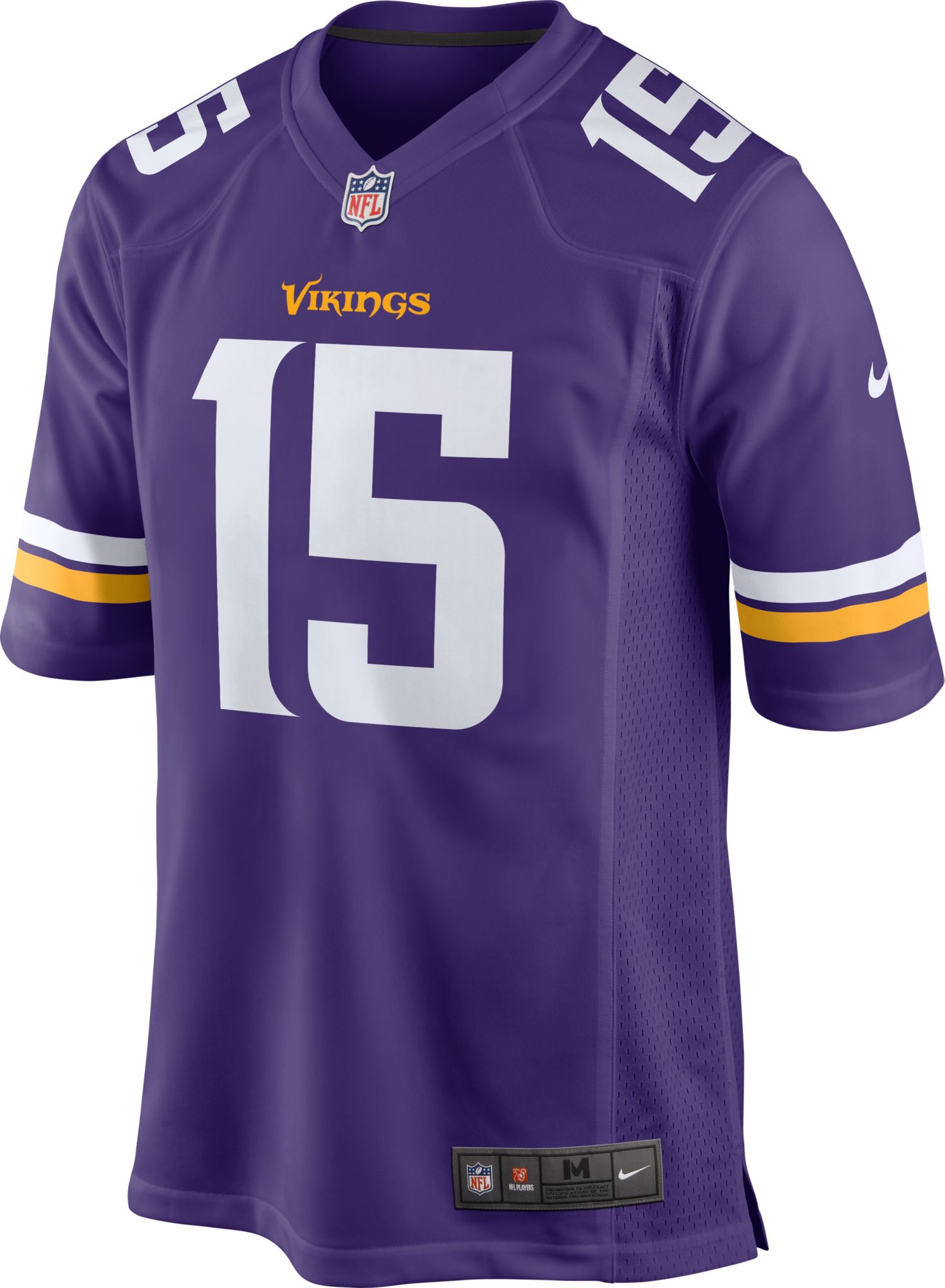 Nike Men's Minnesota Vikings Dallas Turner Purple Game Jersey product image