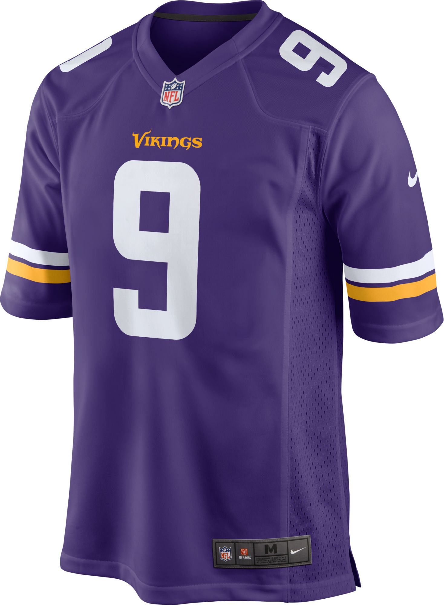 Nike Men's Minnesota Vikings J.J. McCarthy #9 Purple Game Jersey product image