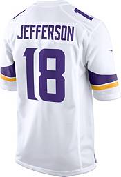 Nike Men's Minnesota Vikings Justin Jefferson #18 White Game Jersey product image
