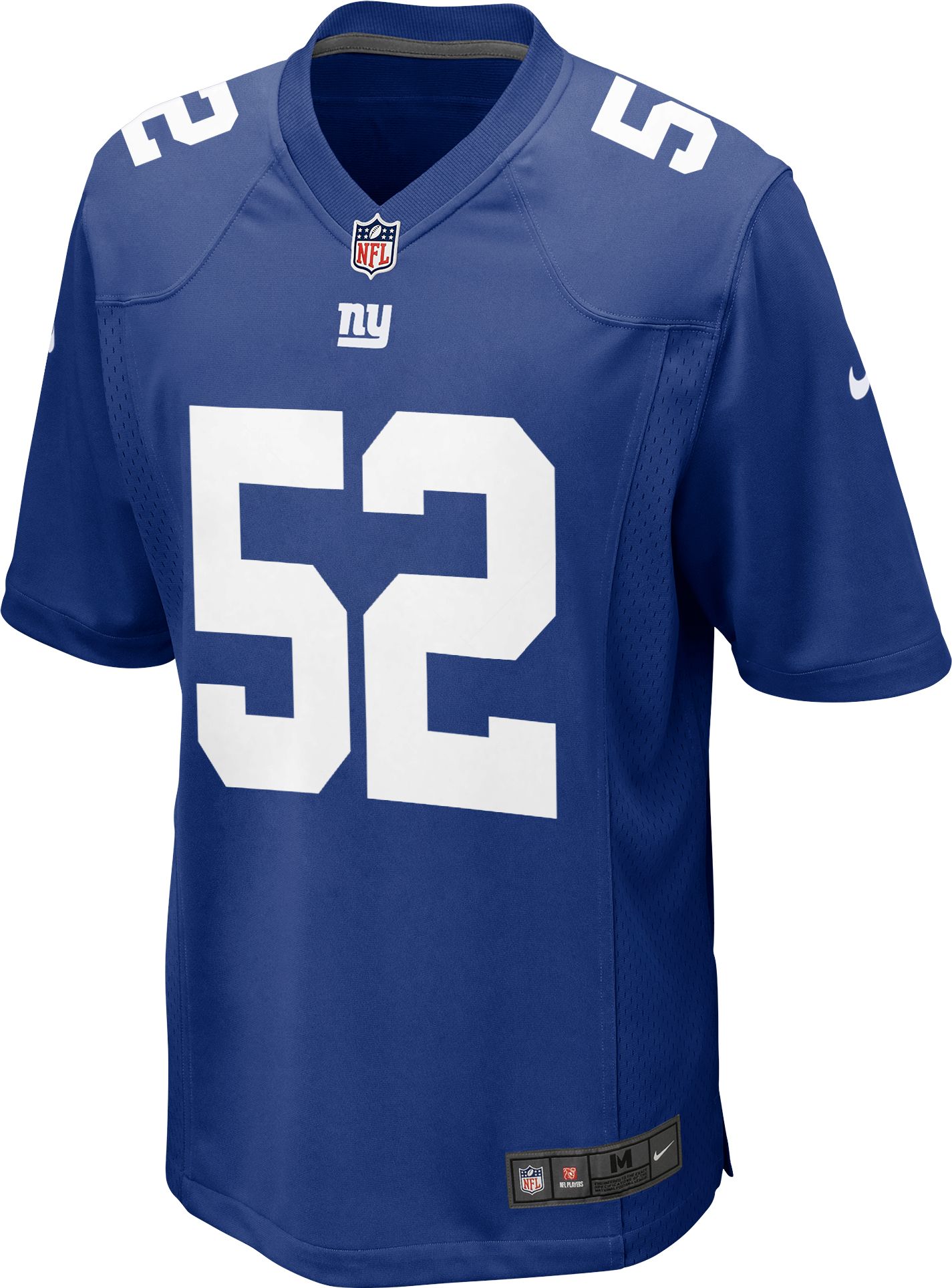 Nike Men's New York Giants Arvell Reese #52 Blue Home Game Jersey product image