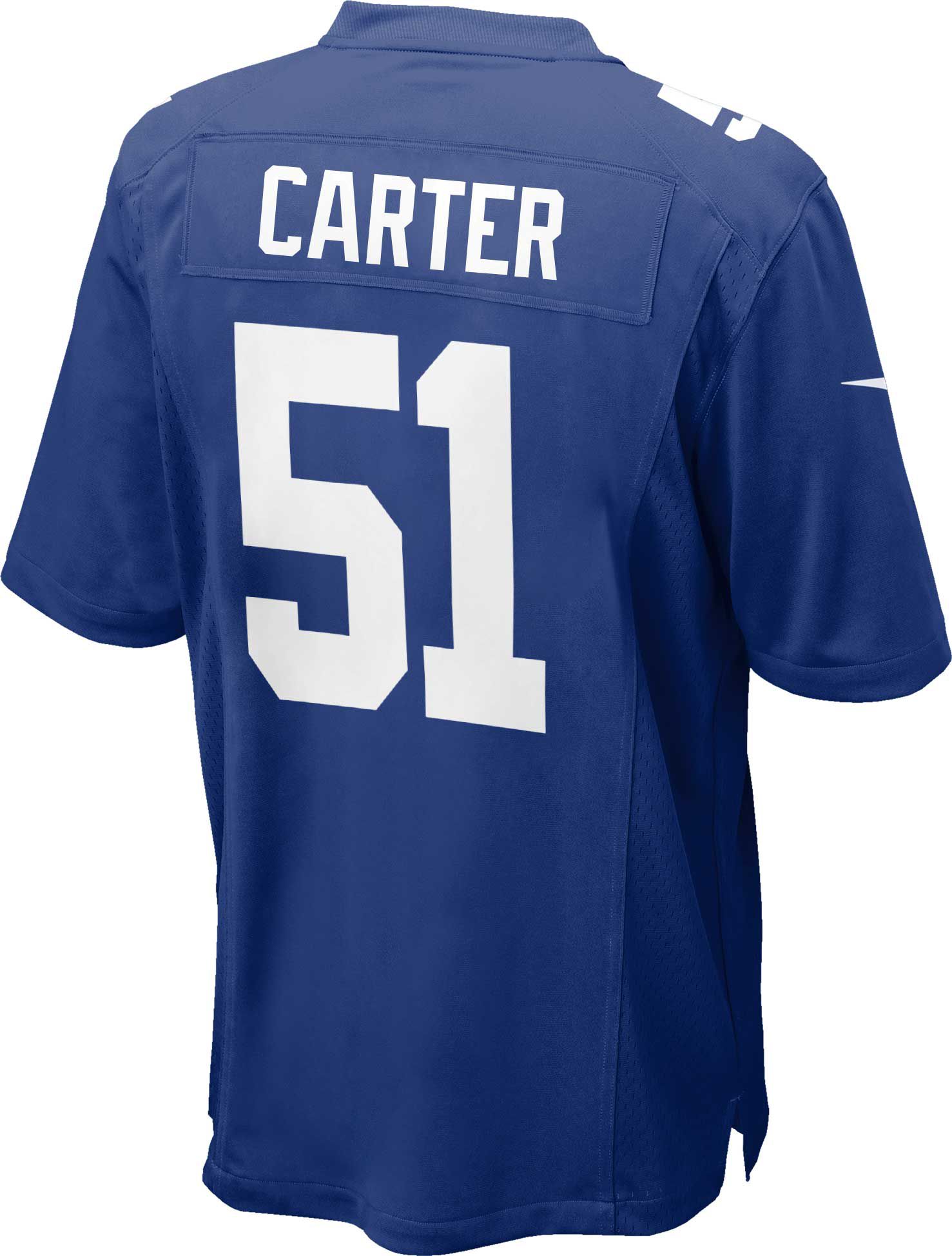 Nike Men's New York Giants Abdul Carter #51 Blue Game Jersey product image