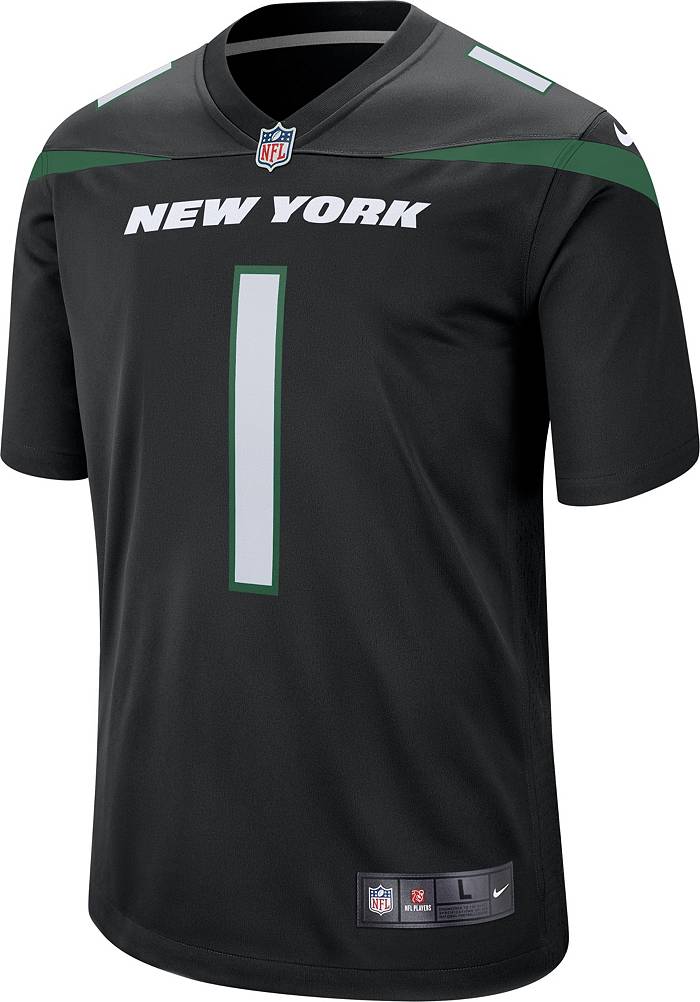 Zach Wilson New York Jets Nike Vapor Elite Jersey - Stealth Black