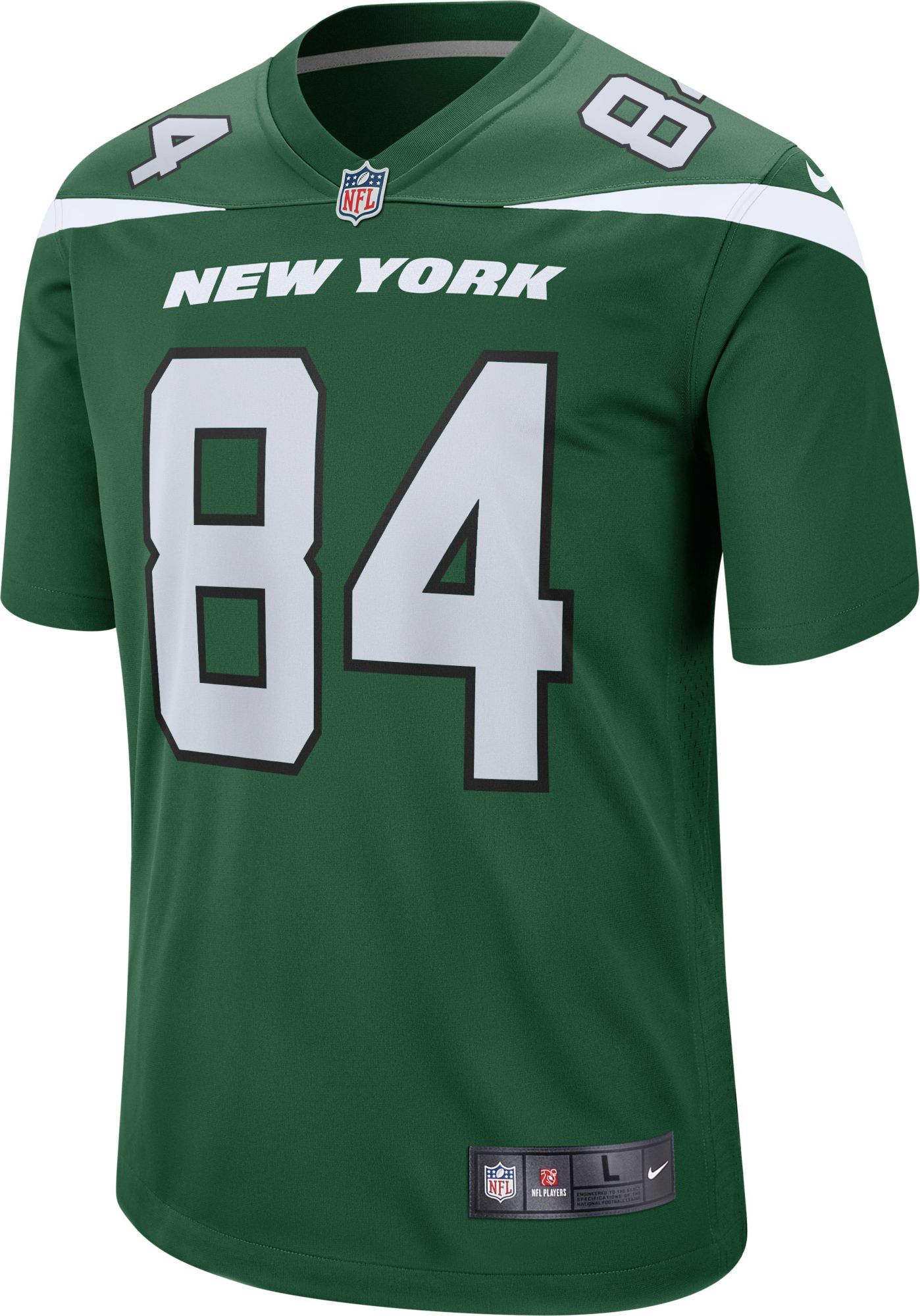 Nike Men's New York Jets Corey Davis #84 Green Game Jersey product image