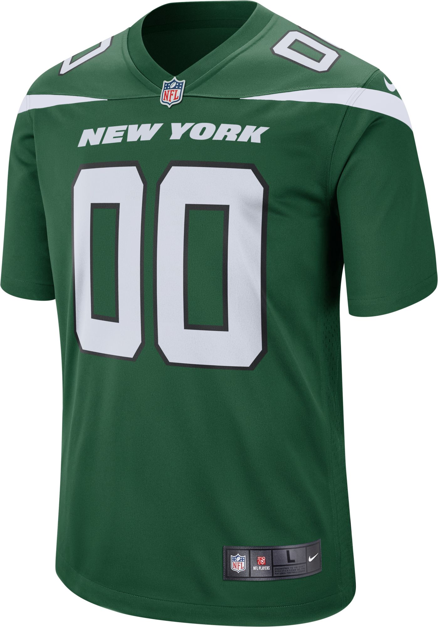 Nike Men's New York Jets Zach Wilson #2 Green Game Jersey product image