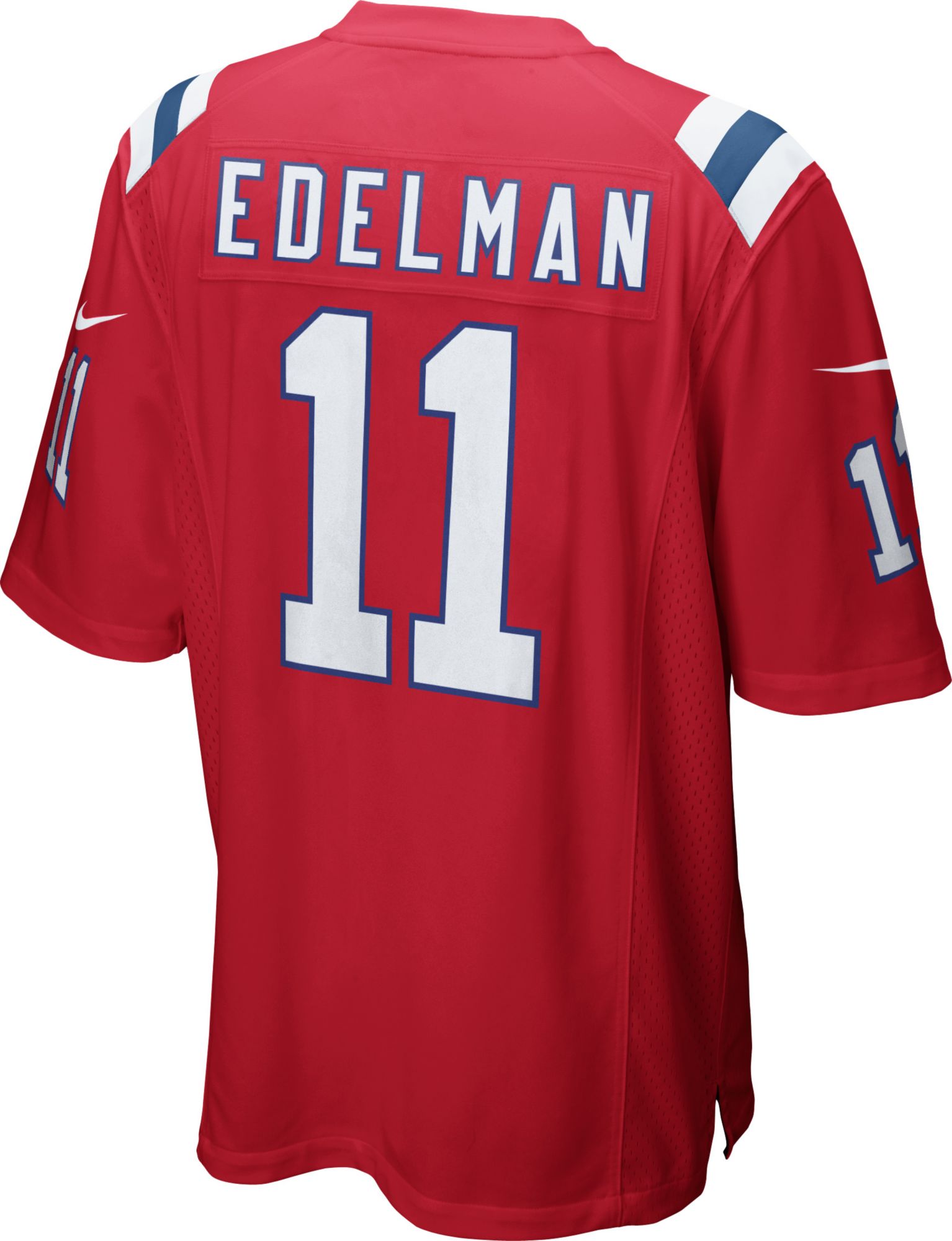 Nike Men's New England Patriots Julian Edelman #11 Red Game Jersey product image