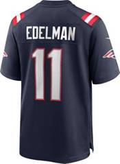 Nike Men's New England Patriots Julian Edelman #11 Navy Game Jersey