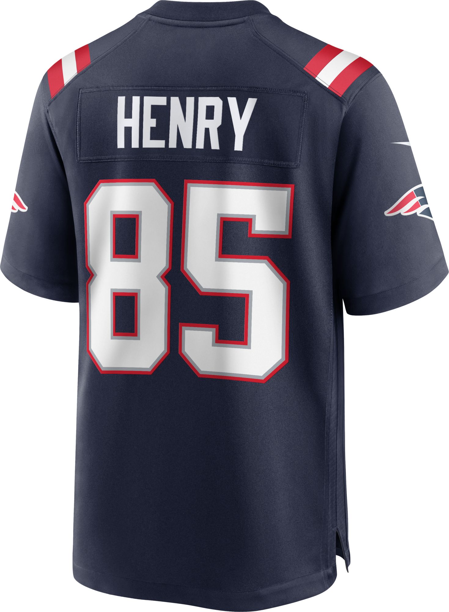 Nike Men's New England Patriots Hunter Henry #85 Navy Game Jersey product image