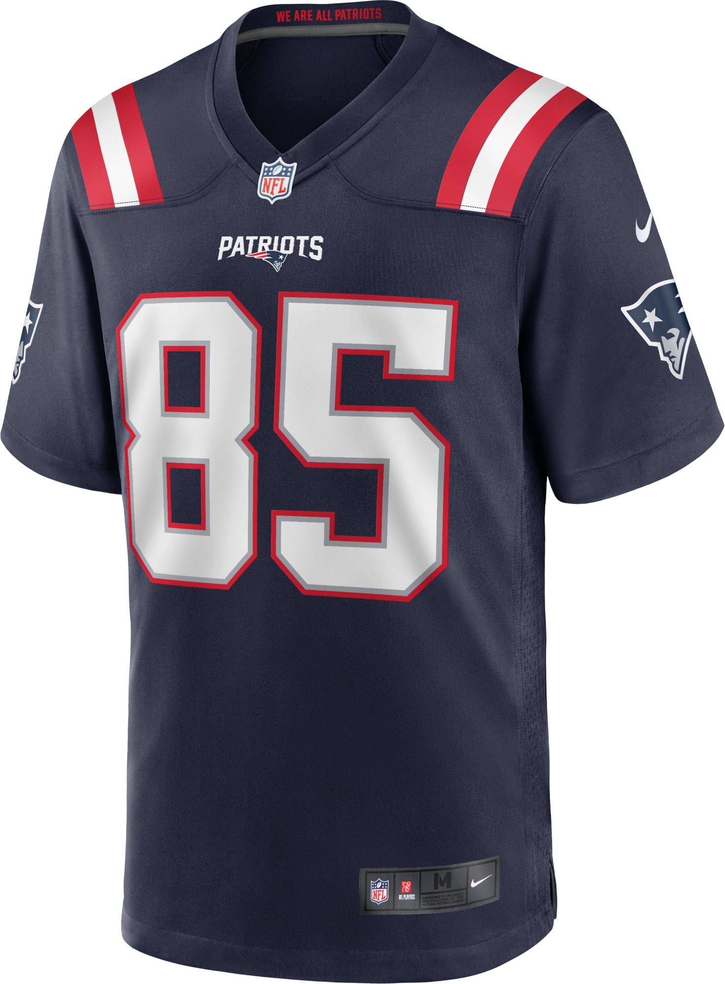 Nike Men's New England Patriots Hunter Henry #85 Navy Game Jersey product image