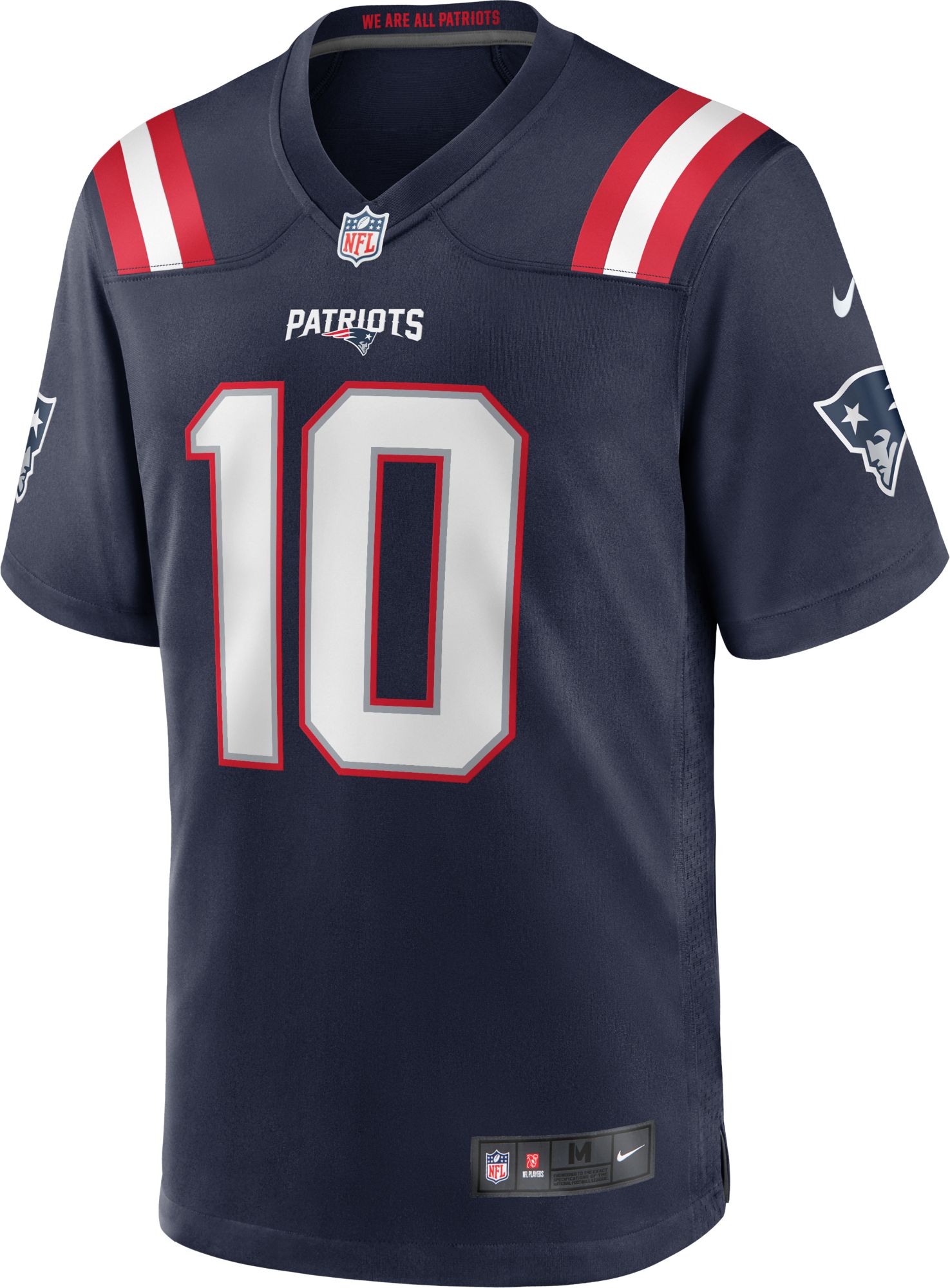 Nike Men's New England Patriots Mac Jones #10 Navy Game Jersey product image