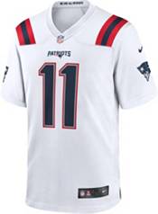 Nike Men's New England Patriots Julian Edelman #11 White Game Jersey product image