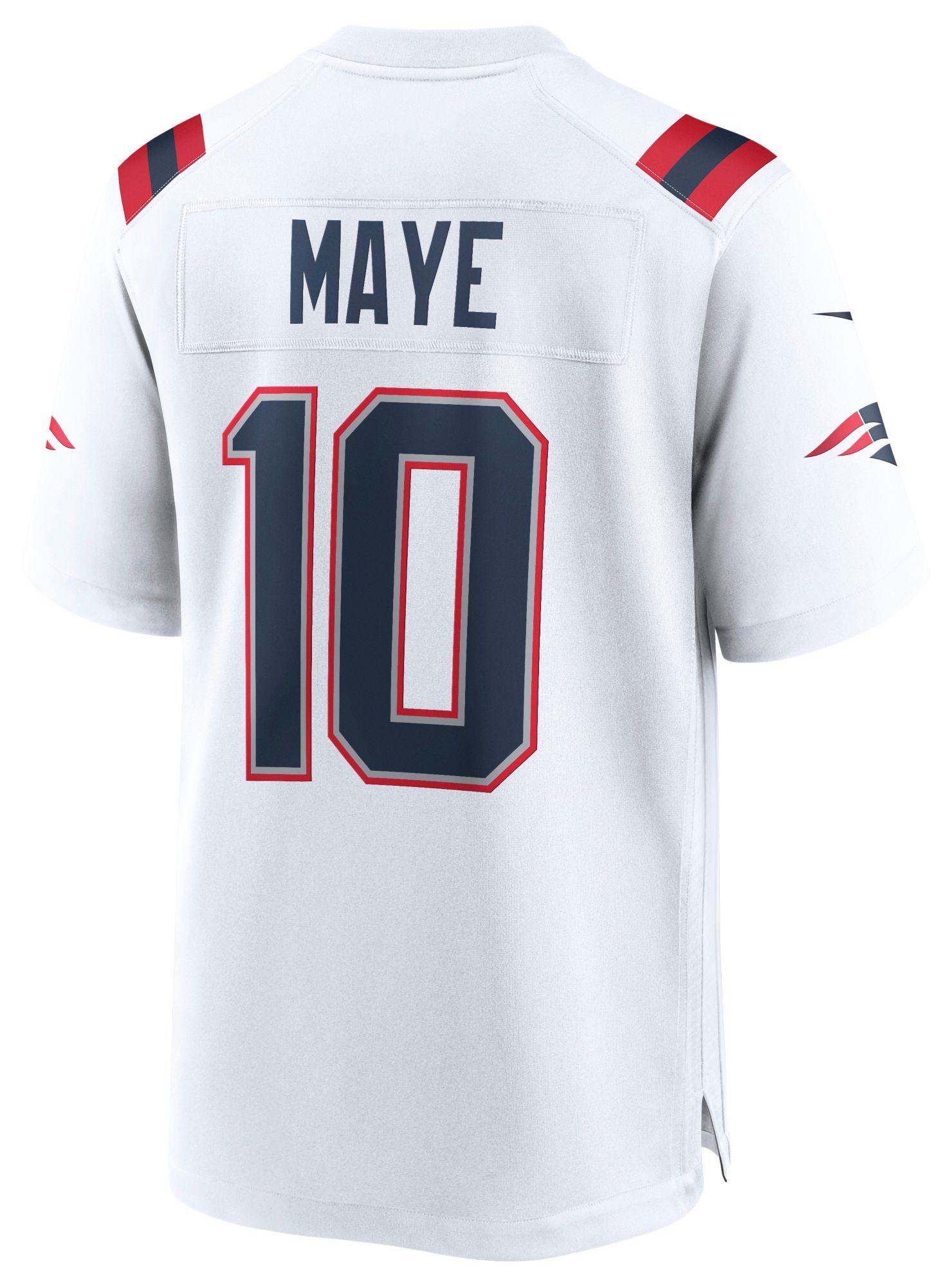 Nike Men's New England Patriots White Drake Maye #10 Game Jersey product image